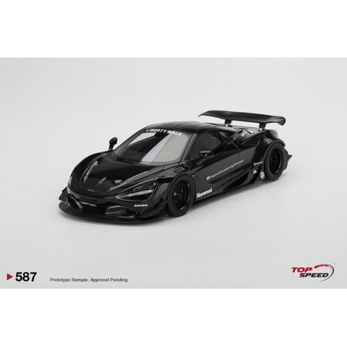 TS0587 - 1/18 MCLAREN 720S LB WORKS BLACK TAS 2024