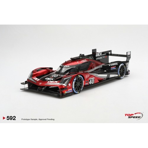 TS0592 - 1/18 ACURA ARX-06 GTP NO.40 WAYNE TAYLOR RACING WITH ANDRETTI 2024 IMSA SEBRING 12 HRS WINNER