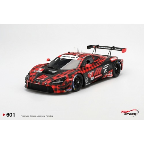 TS0601 - 1/18 MCLAREN 720S GT3 EVO NO.9 PFAFF MOTORSPORTS PLAID 2024 IMSA CHEVROLET GRAND PRIX