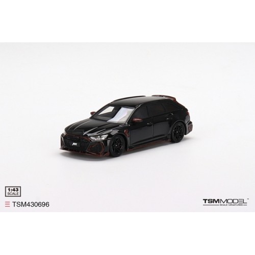 TSM430696 - 1/43 AUDI RS 6 AVANT ABT JOHANN ABT SIGNATURE EDITION BLACK (RESIN)