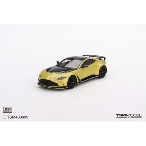 TSM430699 - 1/43 ASTON MARTIN V12 VANTAGE COSMOPOLITAN YELLOW (RESIN)