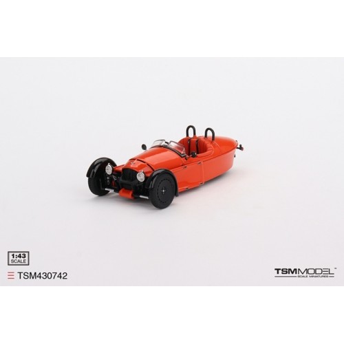 TSM430742 - 1/43 MORGAN SUPER 3 CORAL ORANGE (RESIN)