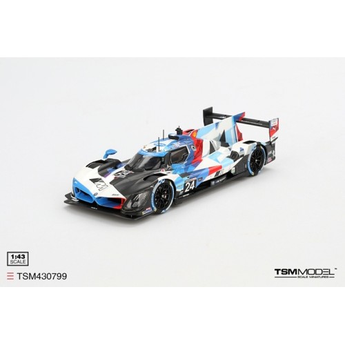 TSM430799 - 1/43 BMW M HYBRID V8 GTP NO.24 BMW M TEAM RLL 2024 IMSA DAYTONA 24 HRS