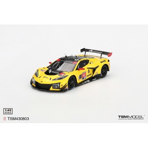 TSM430803 - 1/43 CHEVROLET CORVETTE Z06 GT3.R NO.4 CORVETTE RACING BY PRATT MILLER MOTORSPORTS 2024 IMSA DAYTONA 24 HRS