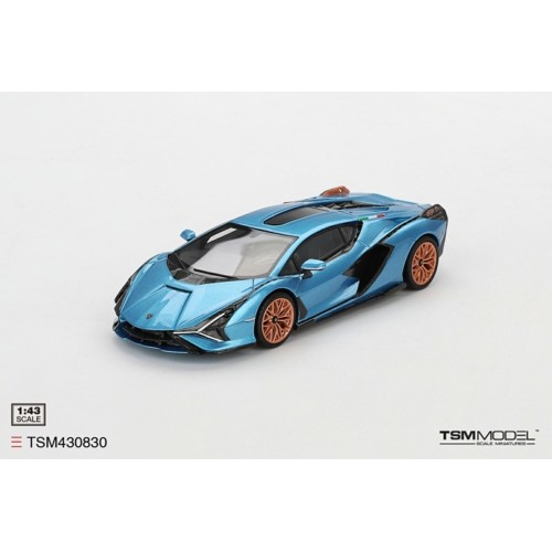 TSM430830 - 1/43 LAMBORGHINI SIAN FKP 37 BLU AEGIR