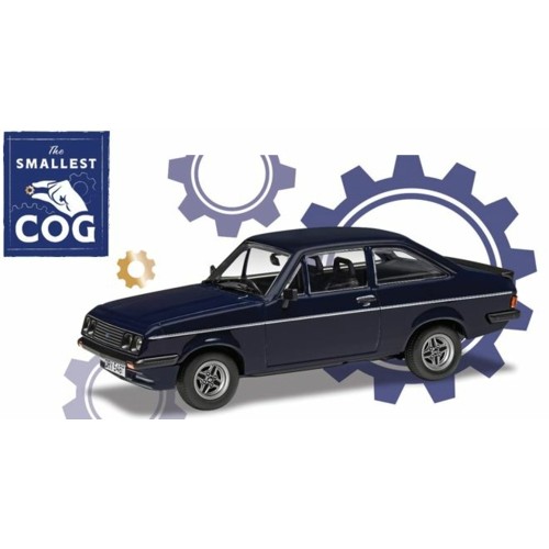 VA14909 - 1/43 FORD ESCORT MK2 RS2000, MIDNIGHT BLUE (RICHARD HAMMOND'S THE SMALLEST COG)