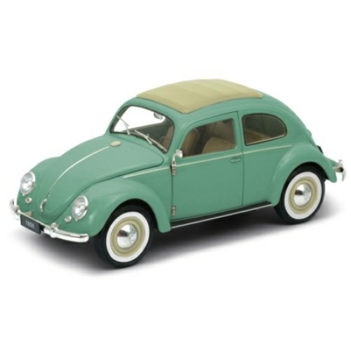 W18040GREEN - 1/18 VOLKSWAGEN CLASSIC BEETLE GREEN