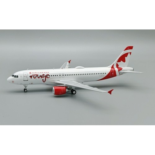 WB320FDU - 1/200 AIR CANADA ROUGE AIRBUS A320-214 C-GFDU WITH STAND LIMITED