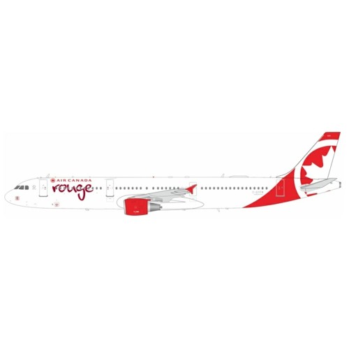 WB321GYFM - 1/200 AIR CANADA ROUGE AIRBUS A321-211 C-GYFM WITH STAND