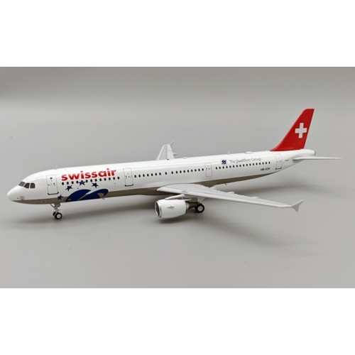 WB321IOH - 1/200 SWISSAIR AIRBUS A321-111 HB-IOH WITH STAND LIMITED