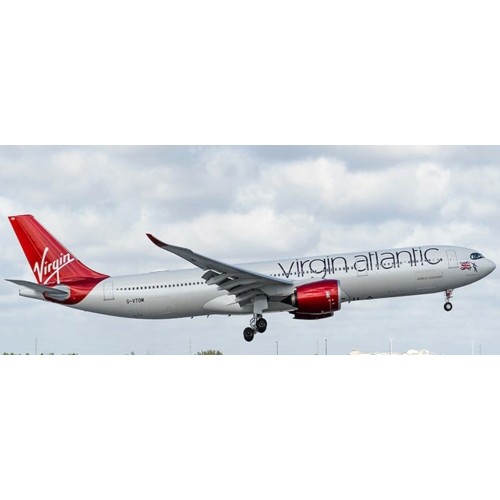 WB4026 - 1/400 VIRGIN ATLANTIC AIRWAYS AIRBUS A330-941 G-VTOM ROLLING DETACHABLE MAGNETIC UNDERCARRIAGE