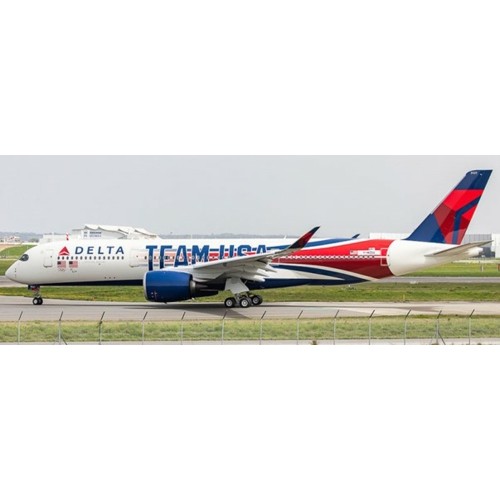 WB4042 - 1/400 N521DN DELTA AIR LINES AIRBUS A350-941 TEAM USA DETACHABLE GEAR