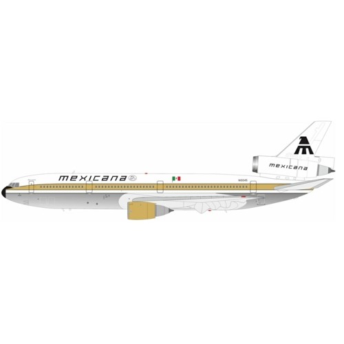 WBDC10045P - 1/200 MEXICANA MCDONNELL DOUGLAS DC-10-15 N10045 POLISHED 60 YEARS