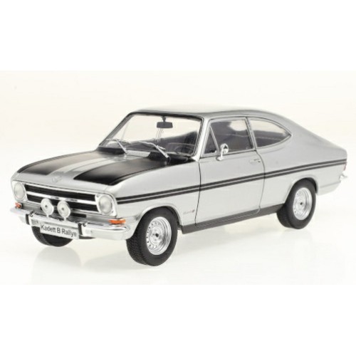 1/24 OPEL KADETT B RALLYE SILVER/MATTE BLACK