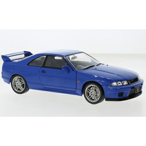 WBX124172-O- 1/24 NISSAN SKYLINE GT-R (R33) BLUE 1997