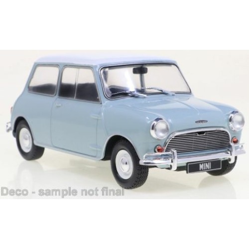 WBX124183 - 1/24 AUSTIN MINI COOPER S DUCKEGG BLUE 1965