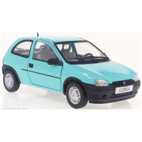 WBX124226 - 1/24 OPEL CORSA B TURQUOISE 1993