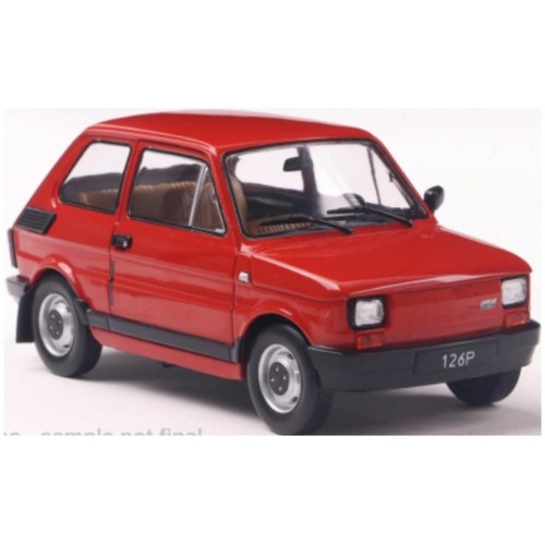 WBX124249 - 1/24 FIAT 126P RED 1985