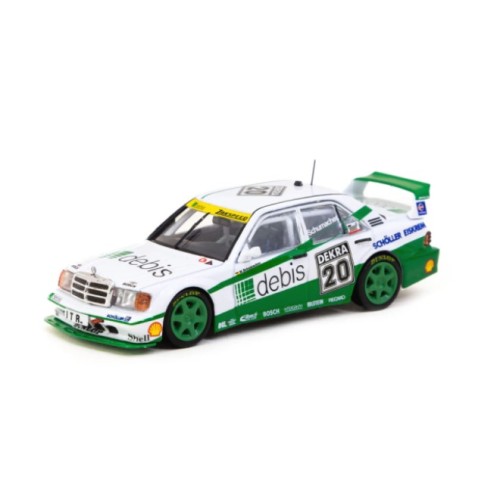 TCT6402491DTM20 - 1/64 1991 MERCEDES BENZ 190 E 2.5-16 EVOLUTION II NO.20 MICHAEL SCHUMACHER DTM, WHITE/GREEN