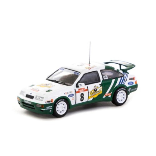 TCT6405888TDC88 - 1/64 FORD SIERRA RS COSWORTH NO.8 AURIOL DIDIER OCCELLI TOUR DE CORSE RALLY DE FRANCE