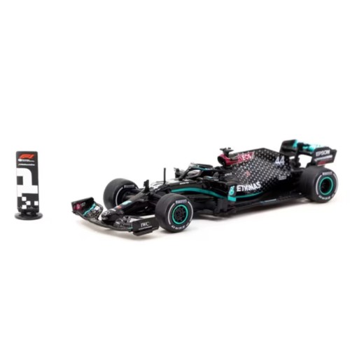 TCT64GF036LH1 - 1/64 2020 MERCEDES BENZ AMG F1 W11 EQ PERFORMANCE NO.44 LEWIS HAMILTON WINNER BRITISH GRAND PRIX, BLACK/SILVER