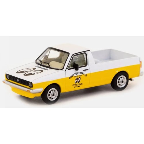 TCT64S013ME1 - 1/64 VOLKSWAGEN CADDY MOON EQUIPPED, WHITE/YELLOW