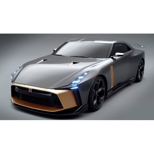 GTS300 -  1/18 NISSAN GT-R 50 BY ITALDESIGN LIQUID KINETIC GREY 2018